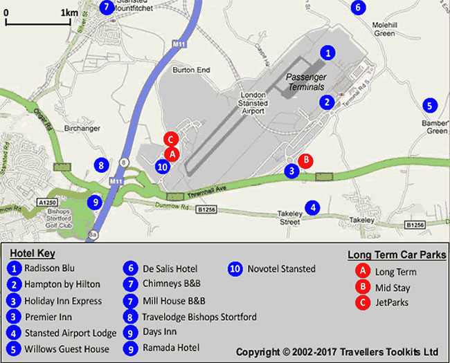 stansted terminal layout